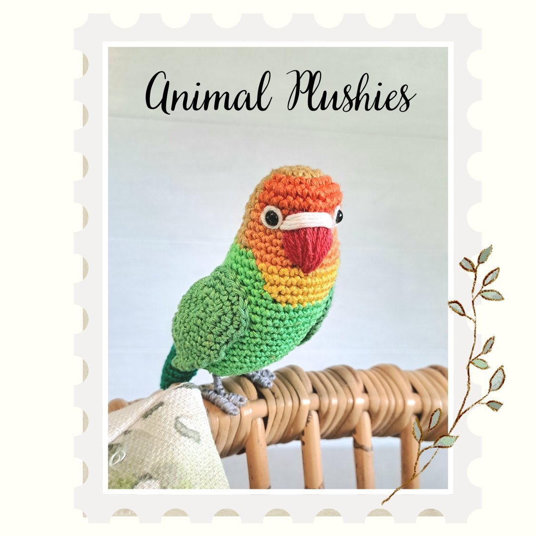 Animal Amigurumi Plushies - Crochet on a tree