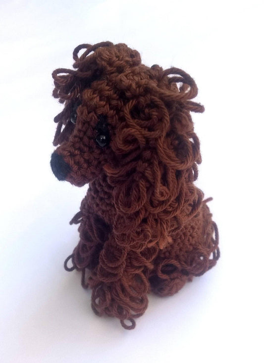 Cockerspaniel handmade plush - Crochet on a tree