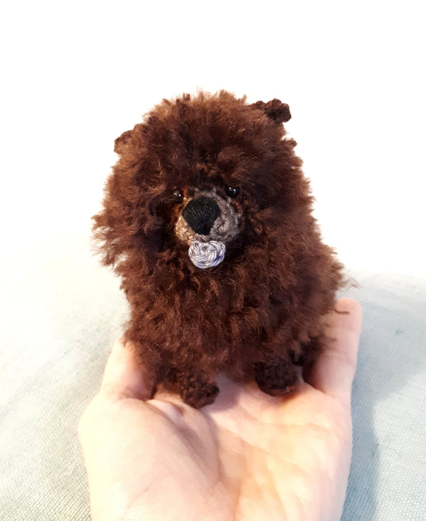 Custom pet plush, handmade personalized pet replica - Crochet on a tree