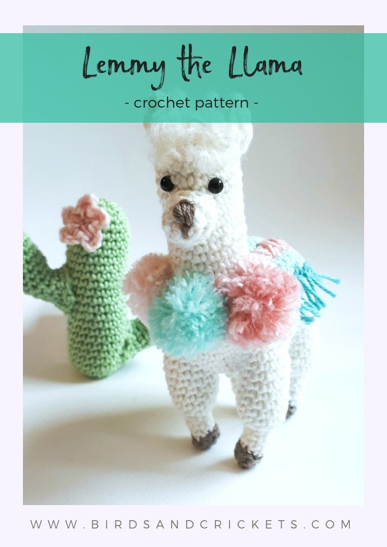 Lemmy the Llama crochet pattern - Crochet on a tree