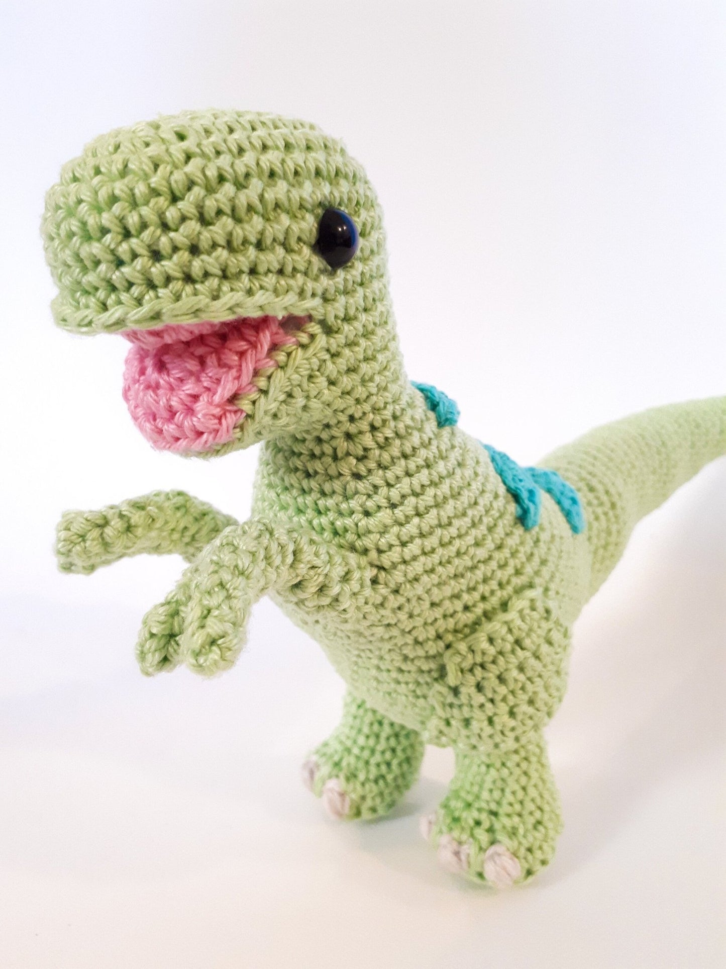 Theo the T - Rex stuffed plush toy - Crochet on a tree